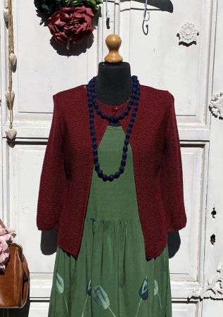 Olasz, burgundi kardigán:))