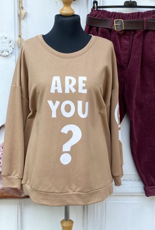 Olasz, Are you ?:)), karamell vidám pulcsi:))