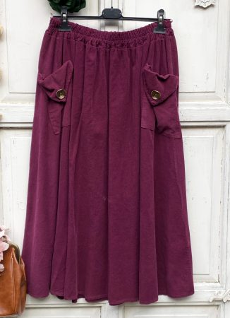 Olasz, elején zsebes, mikrokord burgundi szoknya:)) Olasz, elején zsebes, mikrokord burgundi szoknya:))