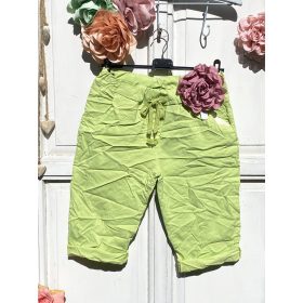 Olasz, extra kényelmes és rugalmas lime térd nadrág:)))