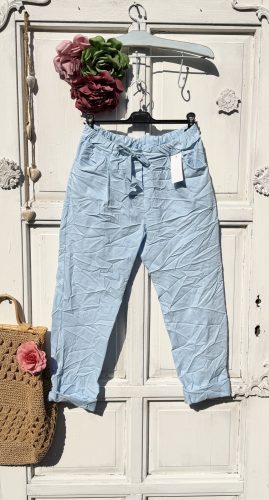 Olasz, extra kényelmes és rugalmas kék nadrág:)))