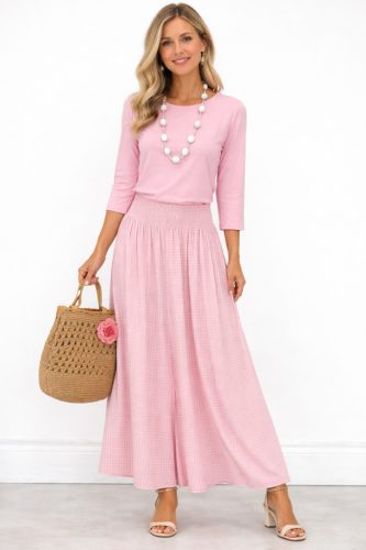 Olasz, hosszított, tavaszi rózsaszín felső:))