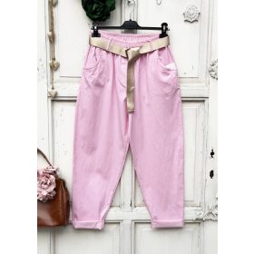 Olasz, extra kényelmes és rugalmas rózsaszín nadrág:)))