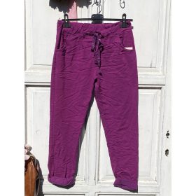 Olasz, extra kényelmes és rugalmas padlizsán nadrág:)))