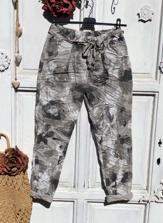 Olasz, extra kényelmes és rugalmas mintás nadrág, cappuccino/szürke/bézs alappal:))) Olasz, extra kényelmes és rugalmas mintás nadrág, cappuccino/szürke/bézs alappal:)))