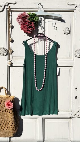 Olasz, hosszított trikó/alá öltöző, zöld színben:))