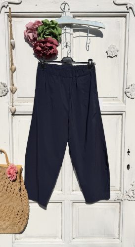 Olasz, extra kényelmes és rugalmas kék, zsebes nadrág:)))