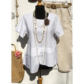 Olasz, extra szabású, fehér felső:))