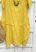 Olasz, len sárga ruha, magában hímzésekkel, hagyma szabással:))