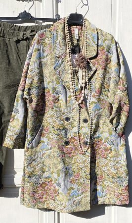 Olasz, Wendy Trendy,  pasztell virág mintás kabát, imádjuk:))))
