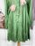 Olasz, alján fodros ruha/tunika, különleges zöld színben:)))