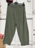Olasz, extra kényelmes és rugalmas zöld, zsebes nadrág:)))