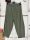 Olasz, extra kényelmes és rugalmas zöld, zsebes nadrág:)))
