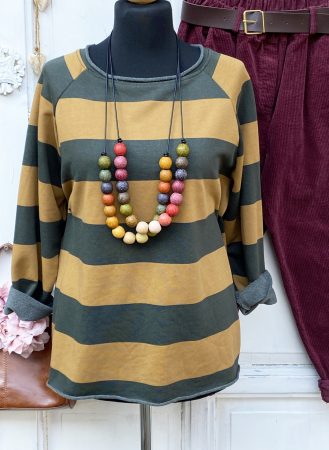 Olasz, sárga, barna/szürkés csíkos pulcsi:)) Olasz, sárga, barna/szürkés csíkos pulcsi:))