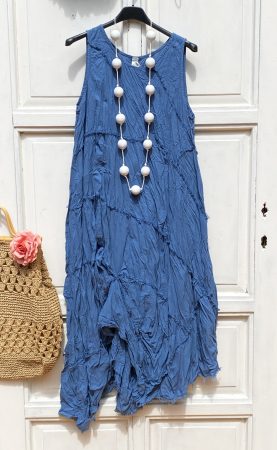 Olasz, Wendy Trendy,  extra szabású húzott kék ruha, imádjuk:))))