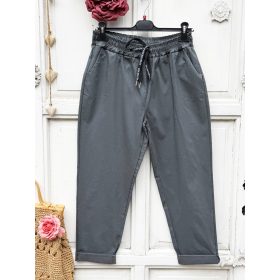 Olasz, extra kényelmes és rugalmas szürke nadrág:)))