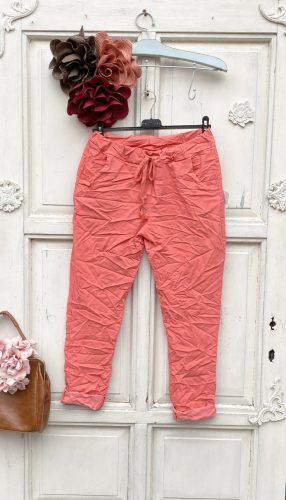 Olasz, extra kényelmes és rugalmas rózsa bors nadrág:)))