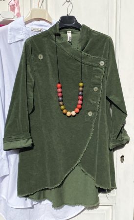 Olasz, Wendy Trendy,  extra szabású átmenet zöld kabát, imádjuk:))))