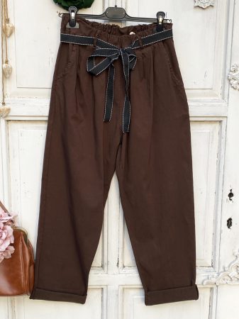 Olasz, extra kényelmes és rugalmas barna nadrág:))) Olasz, extra kényelmes és rugalmas barna nadrág:)))