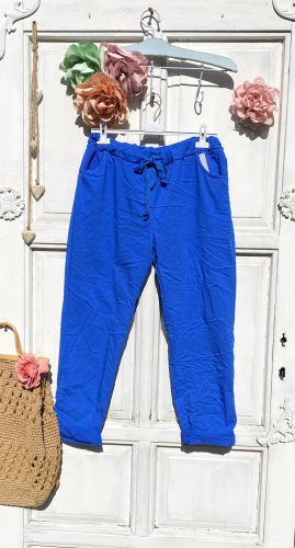 Olasz, extra kényelmes és rugalmas király kék nadrág:)))